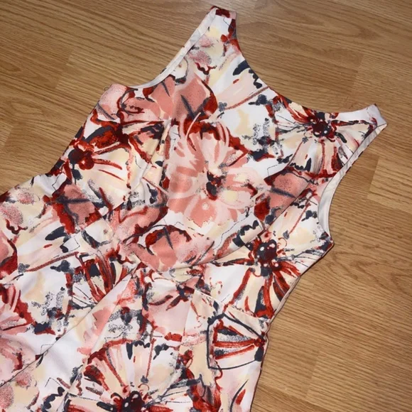 Ann Taylor Loft Petites Sleeveless Fit and Flare Mini Dress - Picture 3 of 5